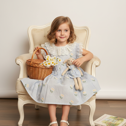 Blue Daisy Dress