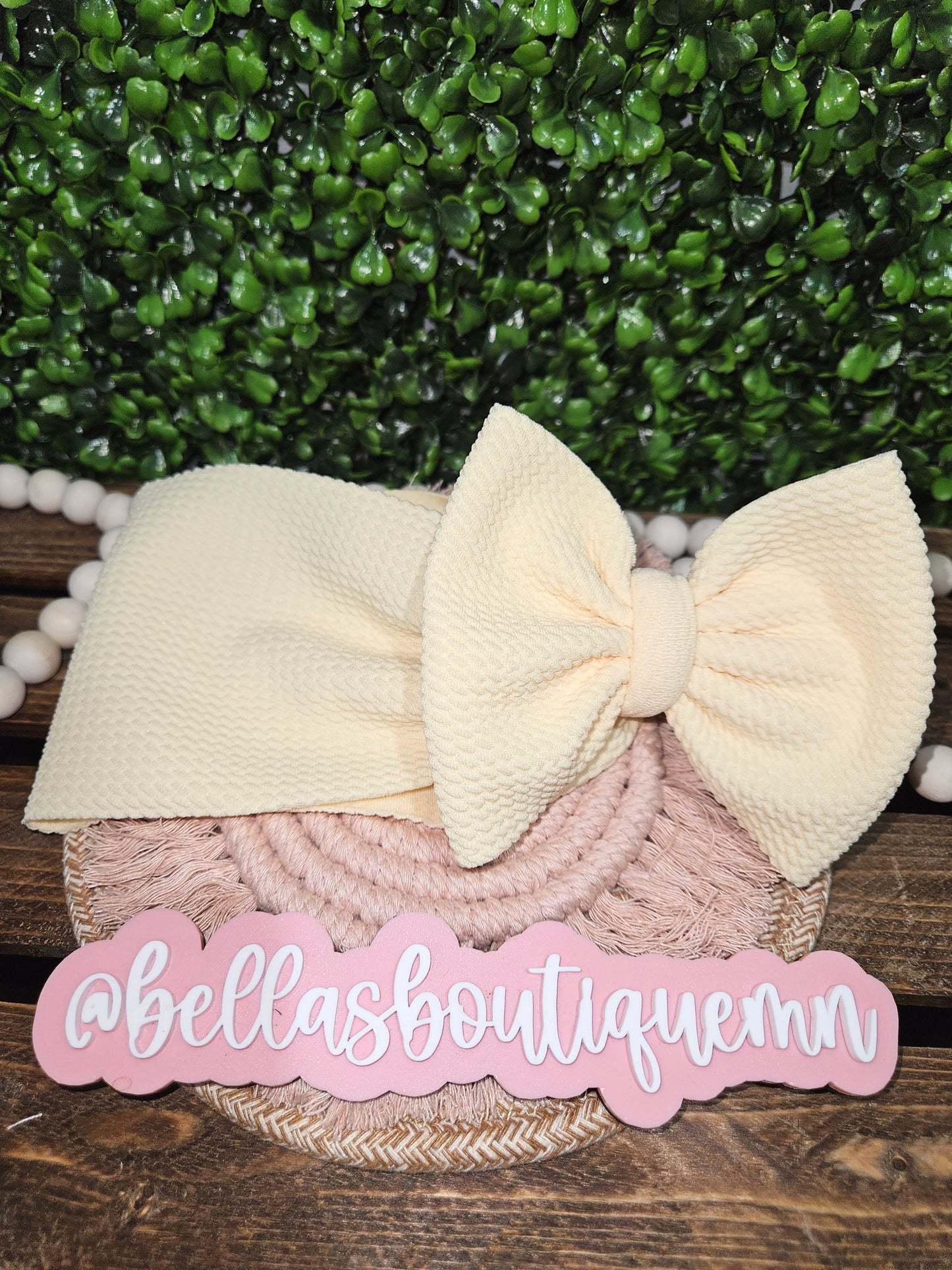 Pastel Yellow Headwrap