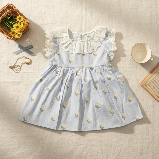 Blue Daisy Dress