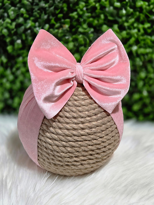 Cherry Blossom Velvet Headwrap