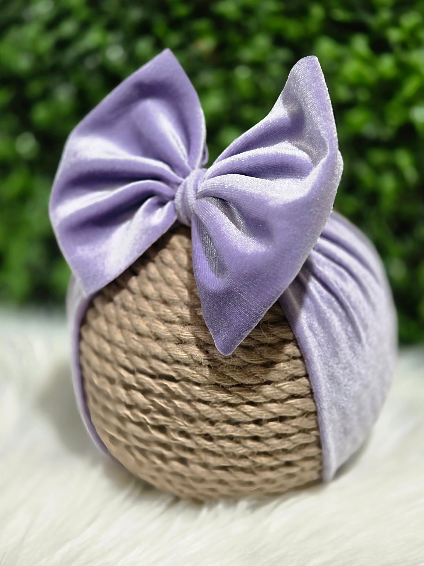 Lilac Velvet Headwrap
