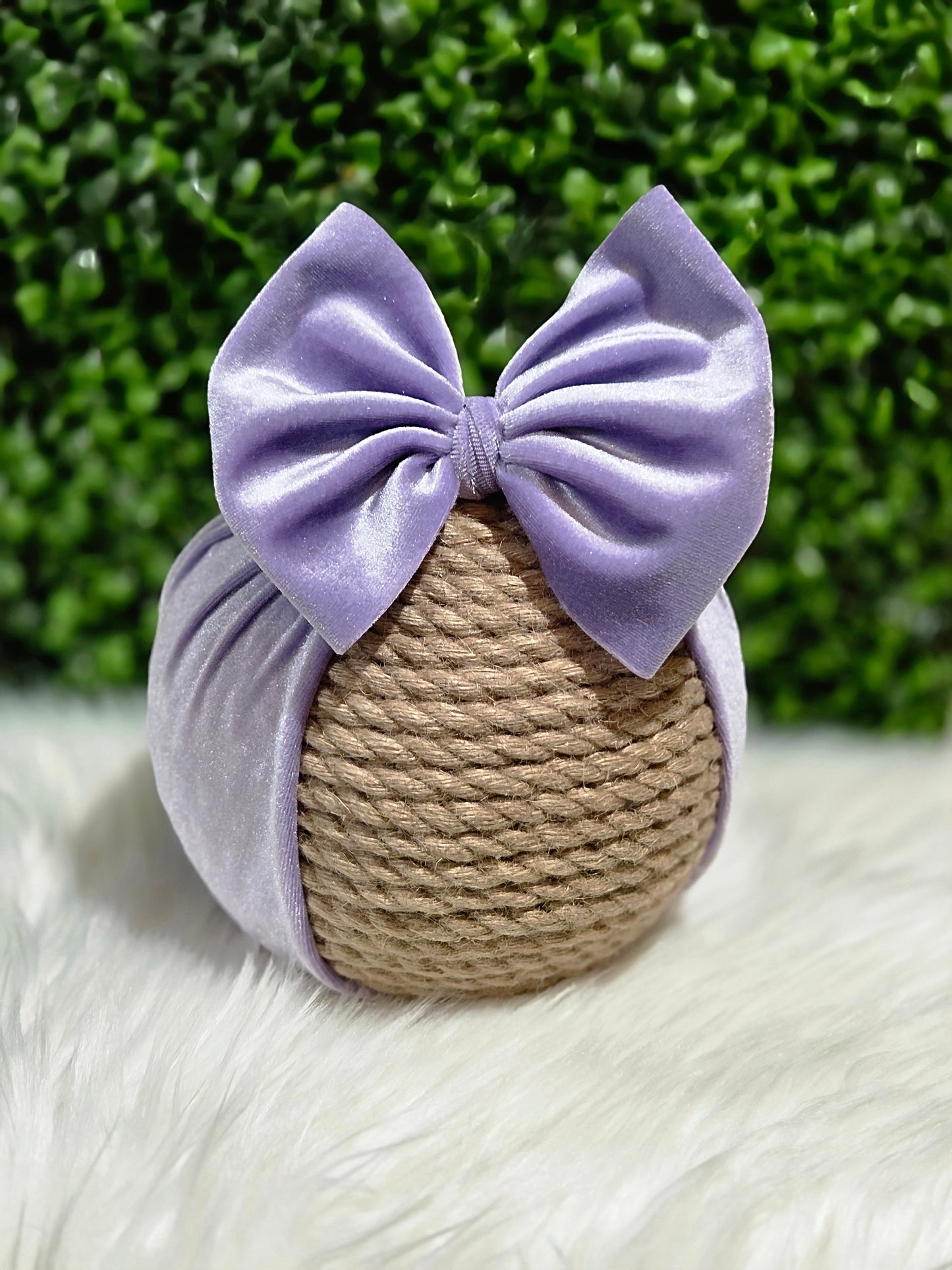 Lilac Velvet Headwrap